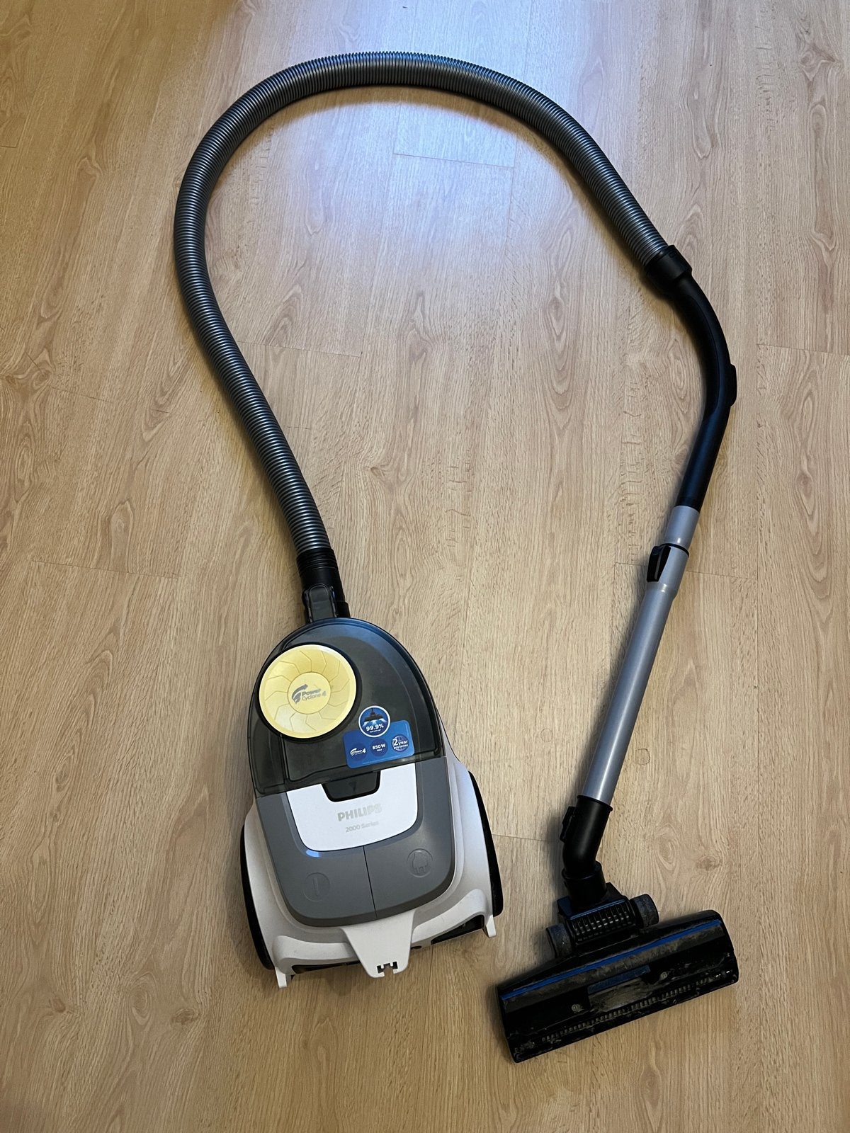 Philips Stofzuiger zonder zak XB2140/09 - ZGAN, Philips, Ophalen of Verzenden, Zo goed als nieuw, Minder dan 1200 watt