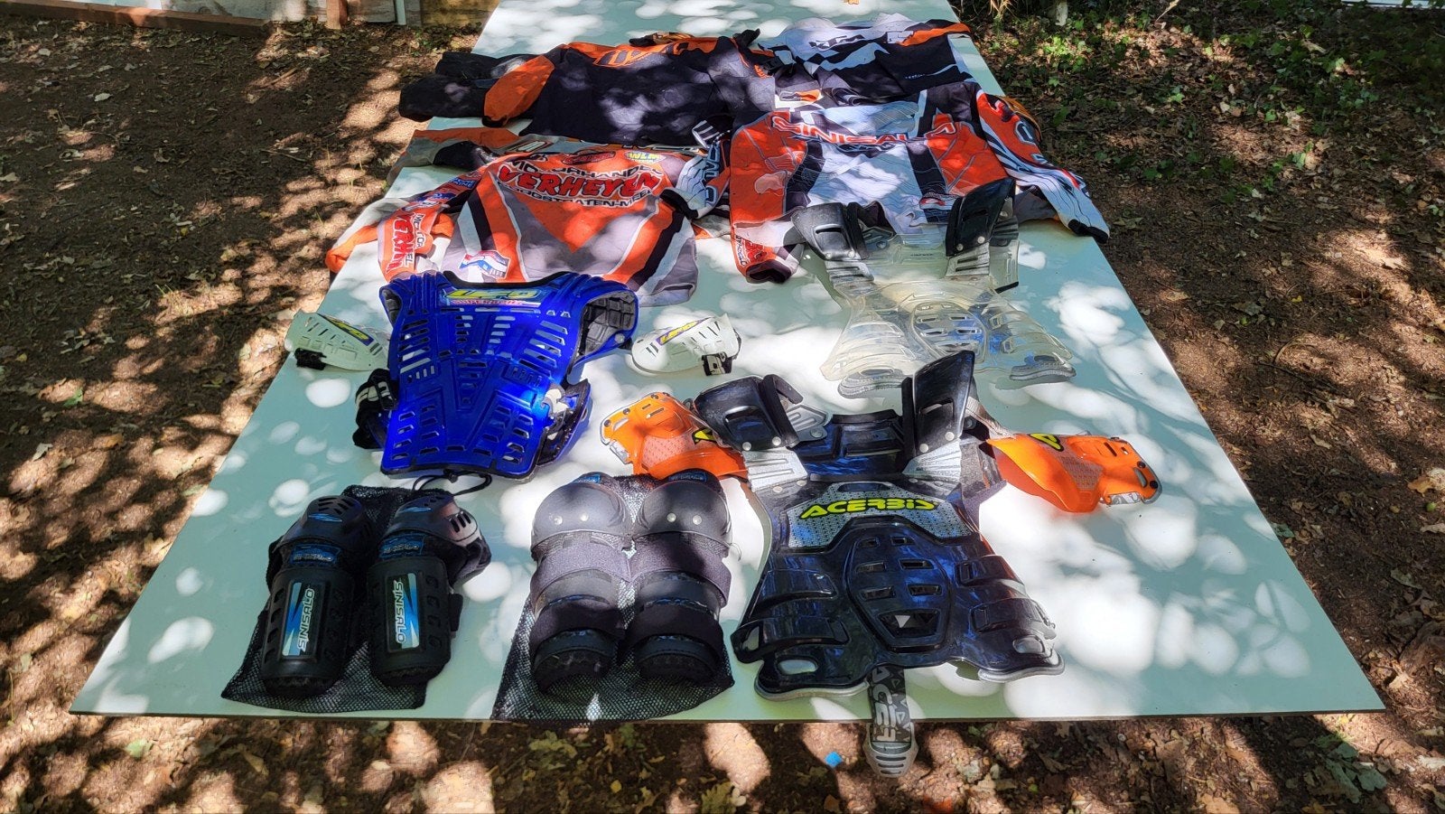 Motorcross kleding en bescherming, bmx mountainbike, Kinderen, Ophalen of Verzenden, Broek | textiel, Thor, KTM, UFO, Acerbis, Sinisalo