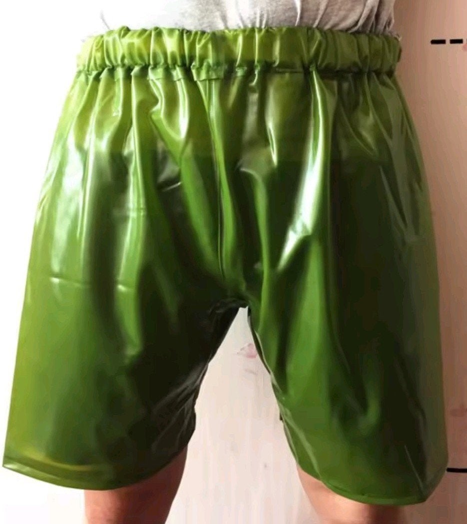 Spannende PVC Broek kort, tm 3XL, Kleding | Heren, Verzenden, Nieuw