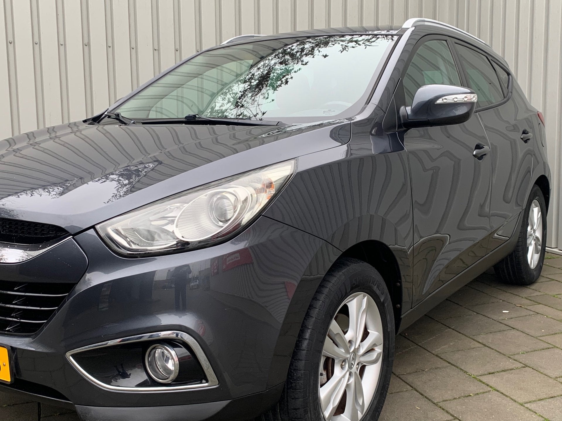 Hyundai Ix35 2.0i Business Edition|Navigatie|149000KM|Climat, Zwart, 4 cilinders, Leder en Stof, 163 pk