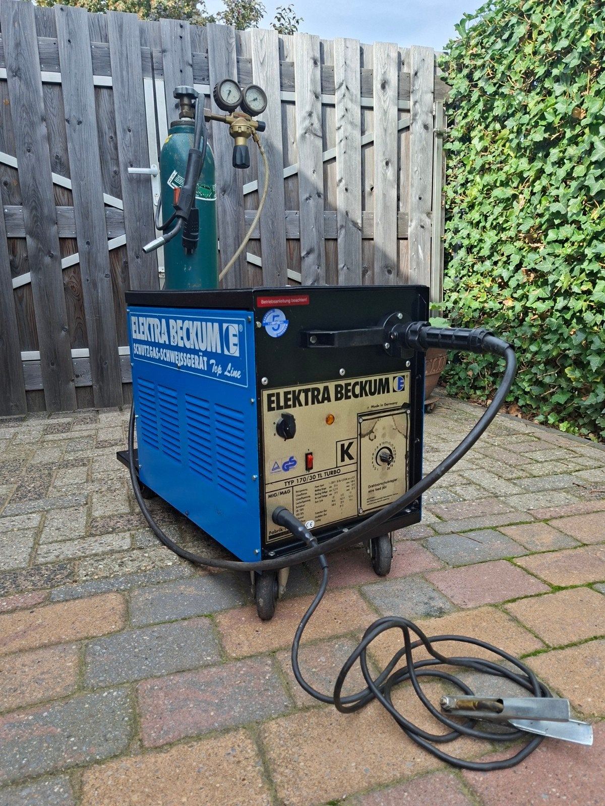 zeer nette Elektra Beckum Co2 mig lasapparaat, Ophalen, Zo goed als nieuw, 250 ampère of meer, Co2