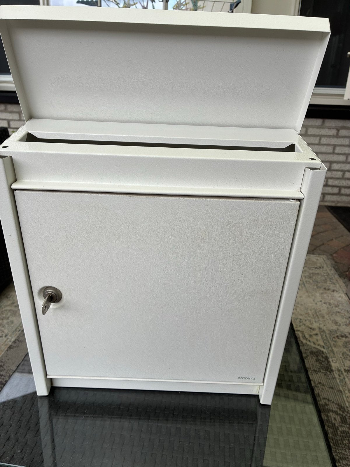 Brabantia Wandbrievenbus - Wit, Ophalen, Gebruikt, Staal, Wandbrievenbus