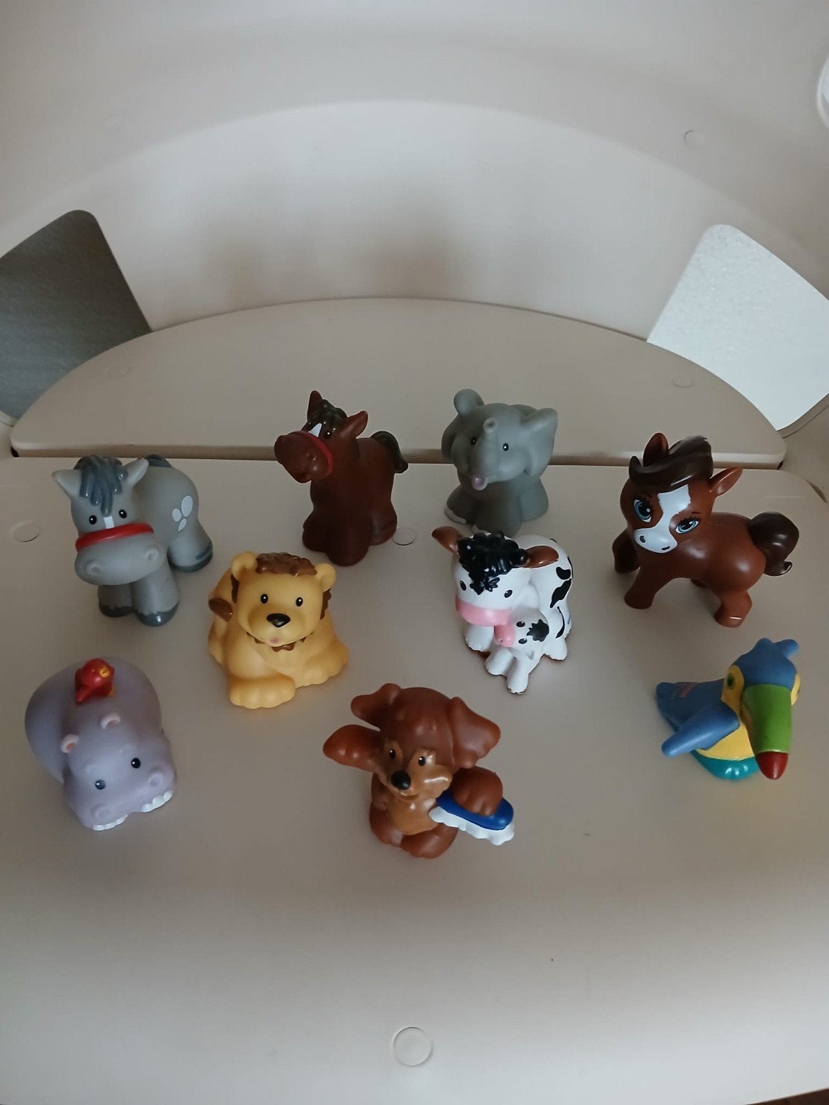 Little people Dieren 9 stuks., Kinderen en Baby's, Speelgoed | Actiefiguren, Ophalen of Verzenden, Gebruikt