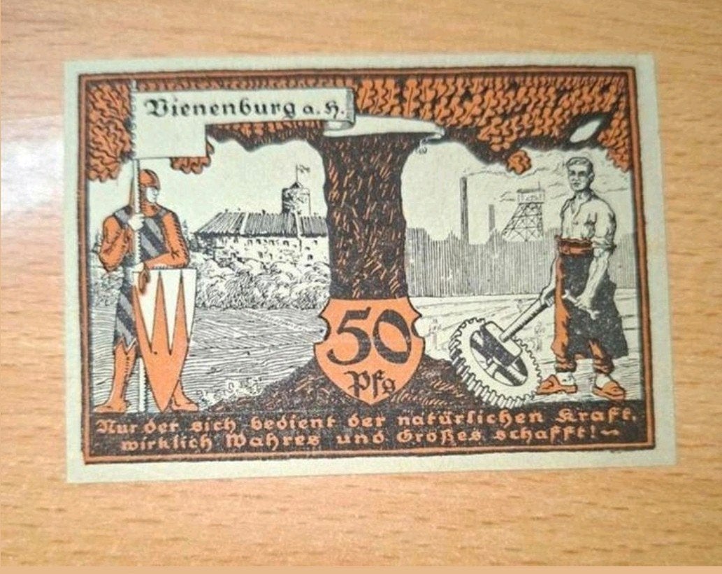 Duits Notgeld Vienenburg Noodgeld, Ophalen of Verzenden, Duitsland