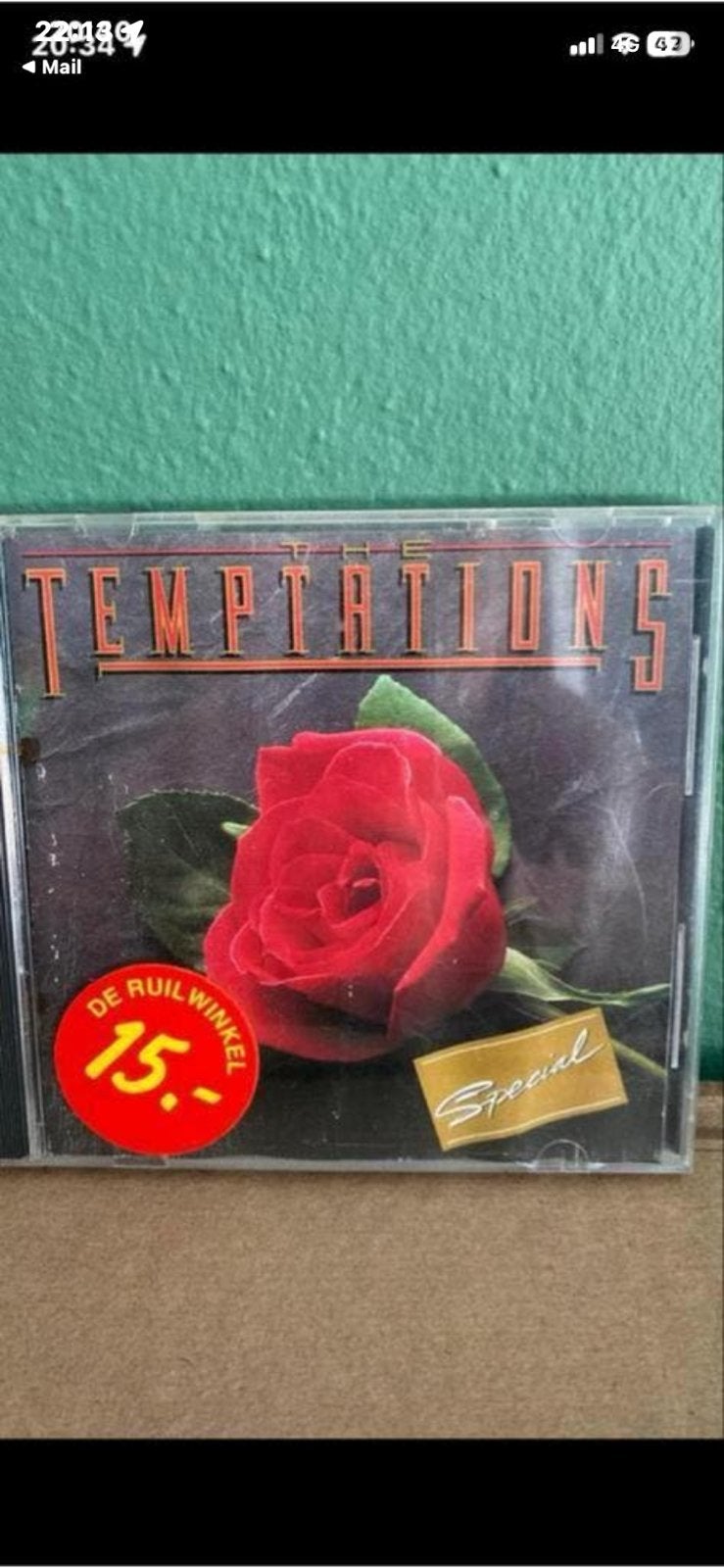 The Temptations - Special CD, Ophalen of Verzenden, 1990 - 1999, Gebruikt, Soul of Nu Soul