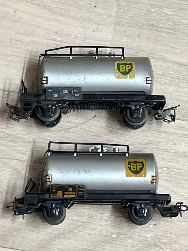2x Märklin BP ketelwagens DB, Wisselstroom, Gebruikt, Wagon, Ophalen of Verzenden