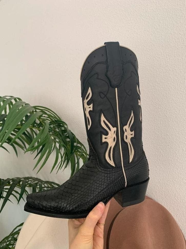 Frye cowboylaarzen 36 37 western boots bohemian laarzen, Kleding | Dames, Schoenen, Hoge laarzen, -, Zwart, -