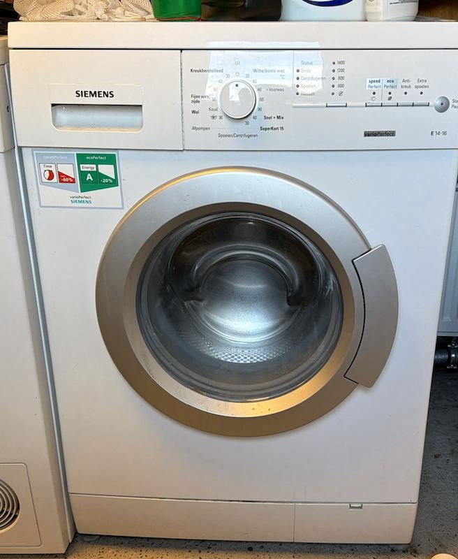 Wasmachine Siemens, Ophalen, 1200 tot 1600 toeren, Gebruikt, 4 tot 6 kg
