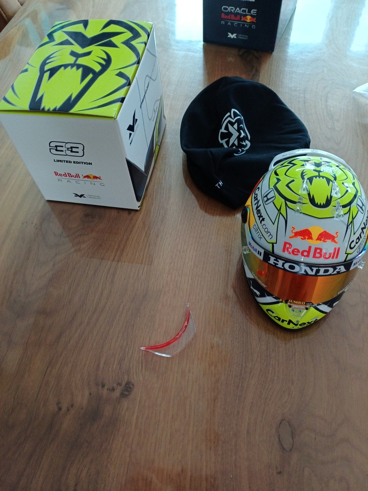 Schaalmodel helm Max Verstappen 1:2 Styrian GP 2021, Ophalen of Verzenden, Nieuw, Formule 1