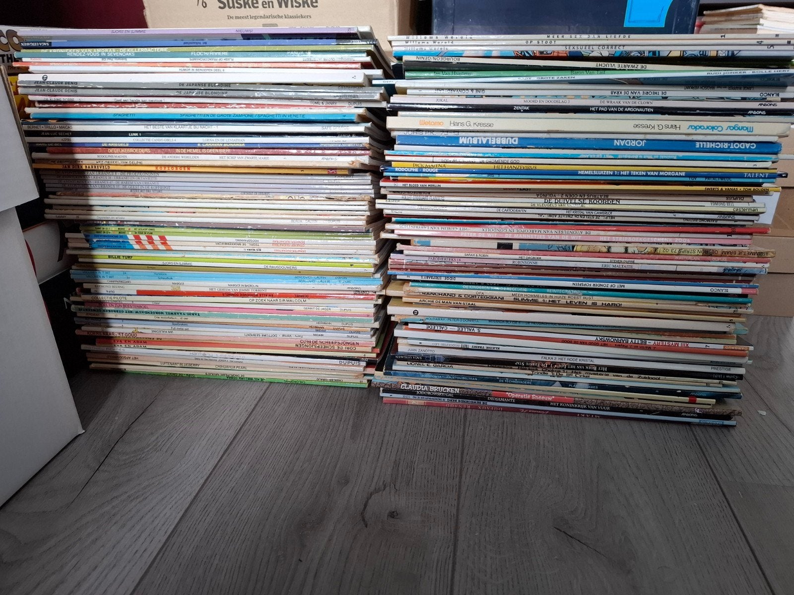 Partij 155 strips, Boeken, Meerdere stripboeken, Ophalen, Gelezen