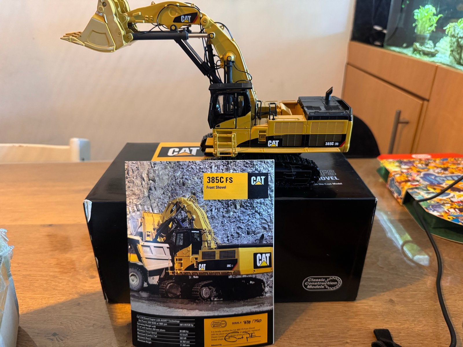 CAT 385C FS Front Shovel - Diecast Model 1:48, Ophalen of Verzenden, Zo goed als nieuw, Overige typen, Overige merken