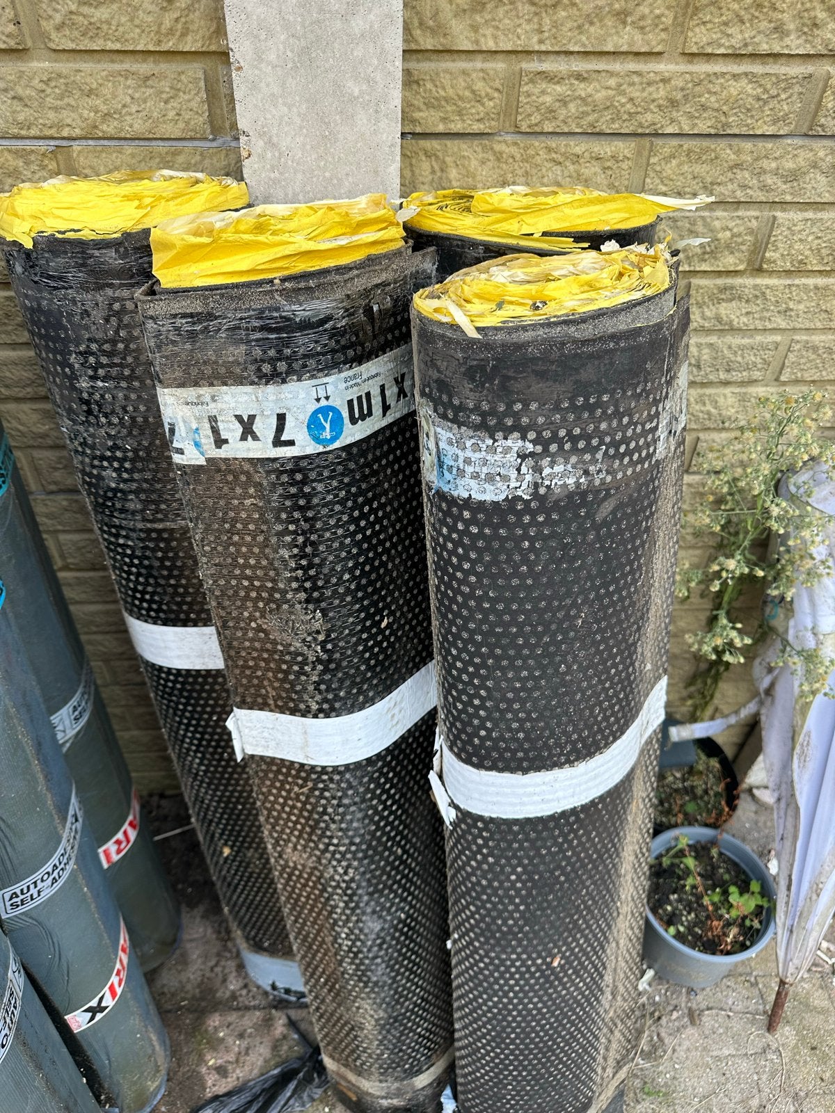 Nieuwe rollen dakbedekking/folie - 7x1 meter, Ophalen, Nieuw, 5 tot 10 m², Folie