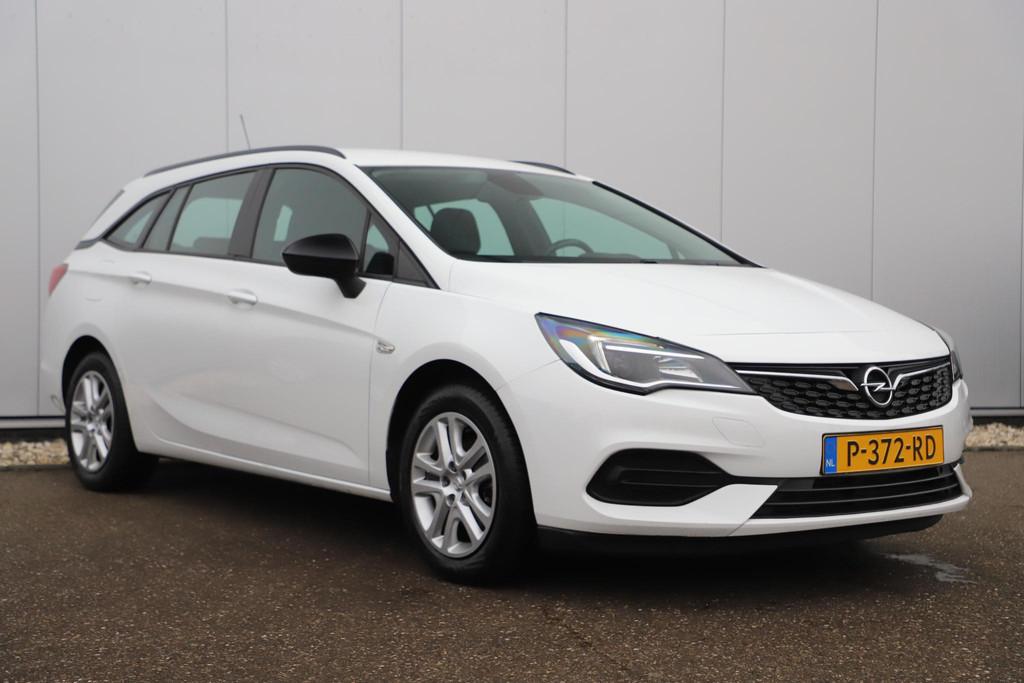 Opel Astra Sports Tourer 1.2 Edition 110PK Carplay Android N, Voorwielaandrijving, Stof, Gebruikt, Euro 6