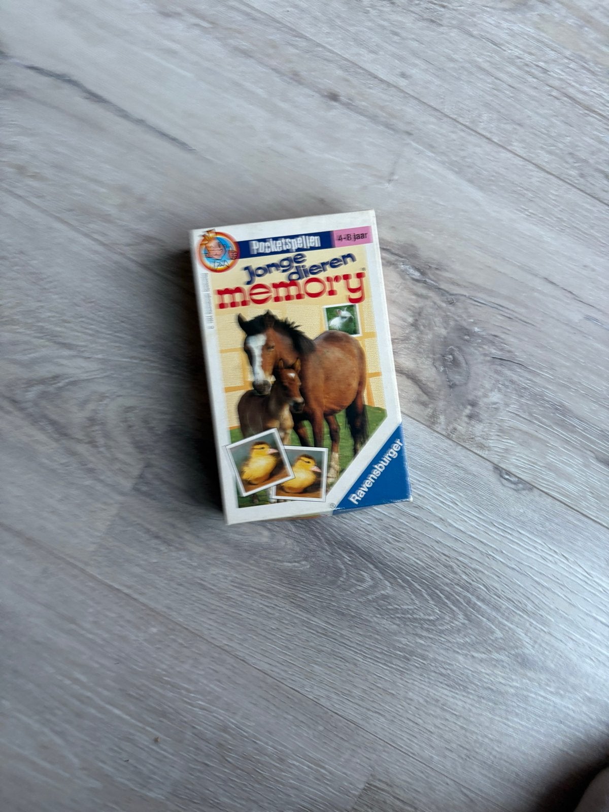 Ravensburger Pocketspellen Jonge Dieren Memory, Een of twee spelers, Ophalen, Gebruikt, Reisspel