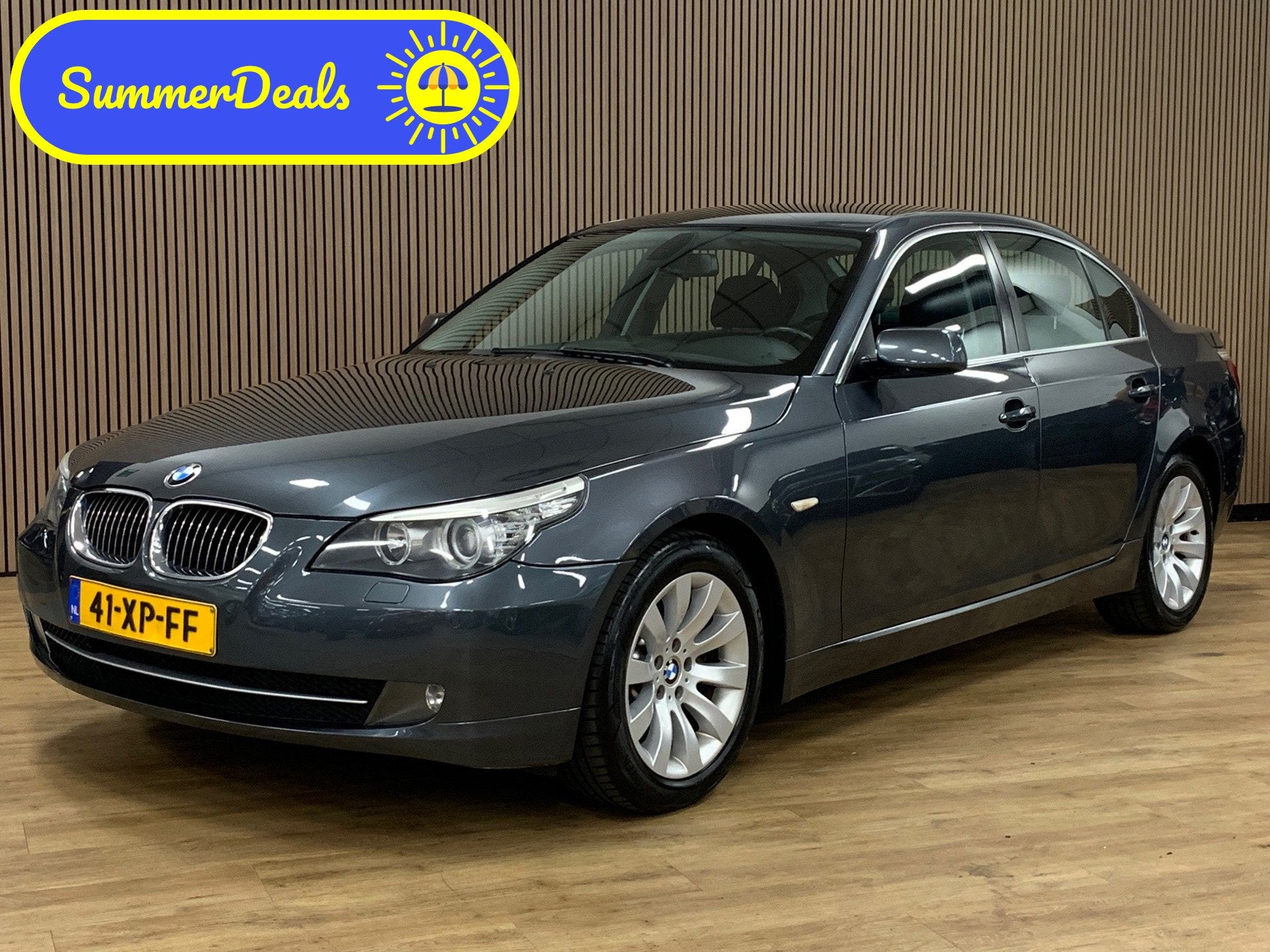 BMW 5-serie 530i Executive|Navigatie|Carplay|Airco|, Auto's, BMW, Gebruikt, Zwart, 2000 kg, 2996 cc