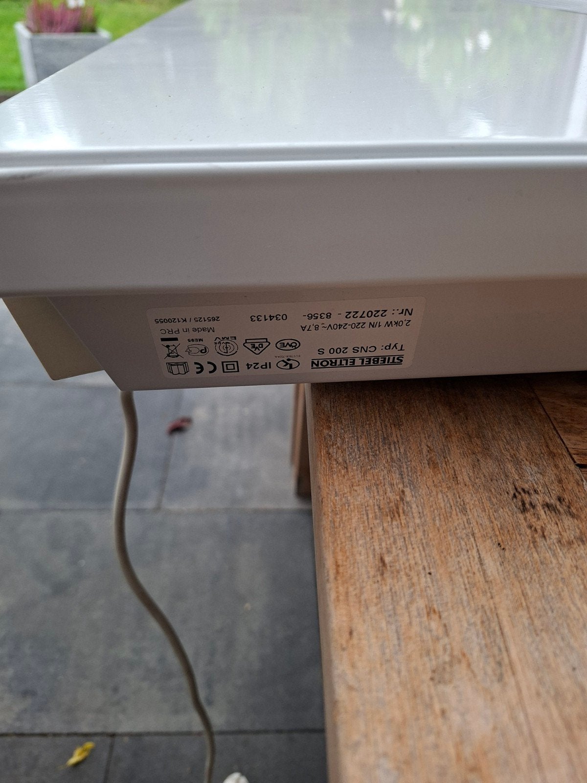 Stiebel Eltron CNS 200 r Kachel - Zo goed als nieuw, 30 tot 80 cm, Kachel, Ophalen of Verzenden, Zo goed als nieuw