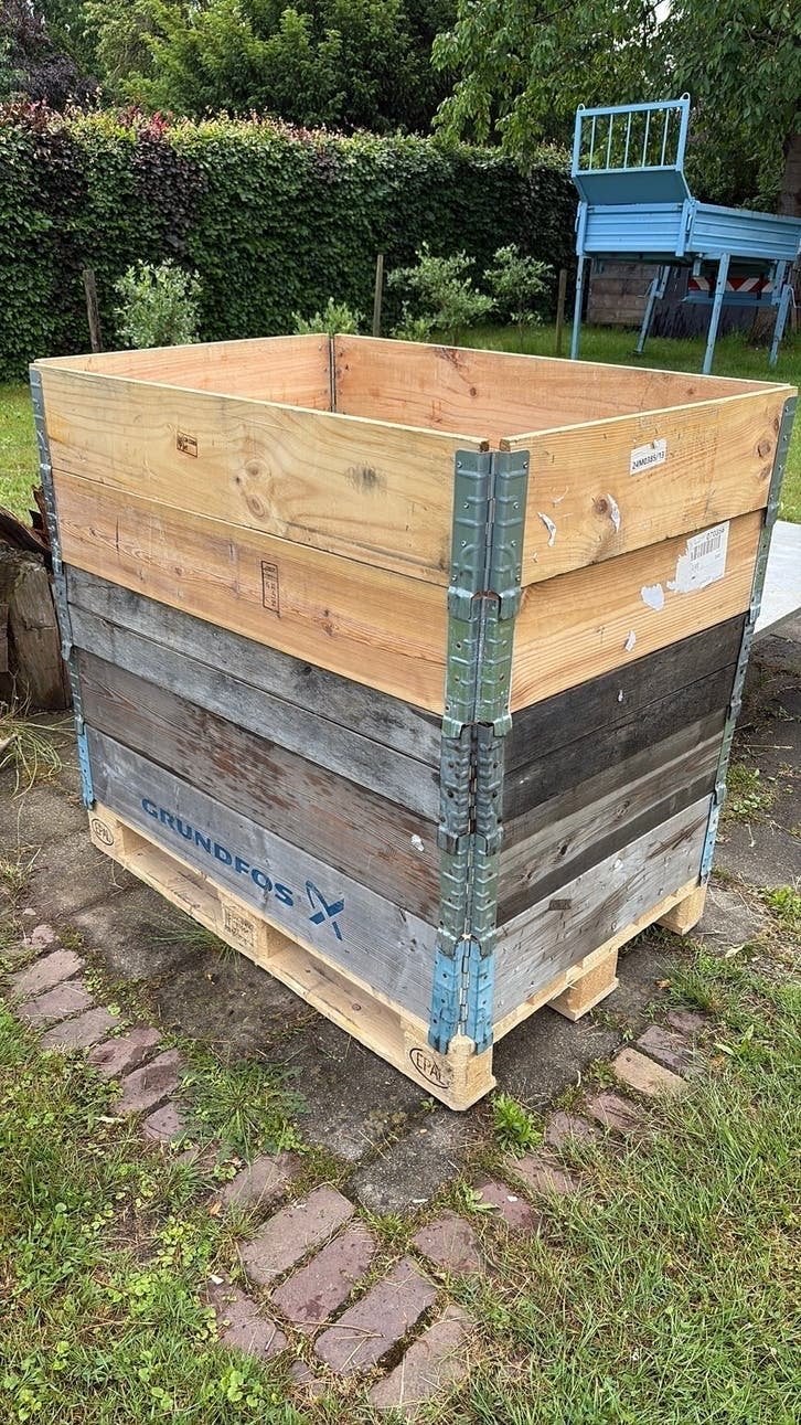 Nieuwe euro pallet met 5 opzet randen, Ophalen, 100 cm of meer, 60 cm of meer, Overige typen