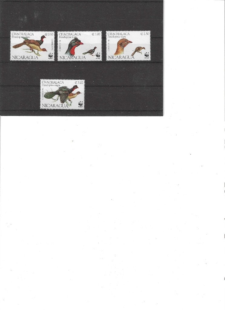Mi 3455-3458 Vogels. Nicaragua. Postfris, Ophalen of Verzenden, Postfris, Dier of Natuur