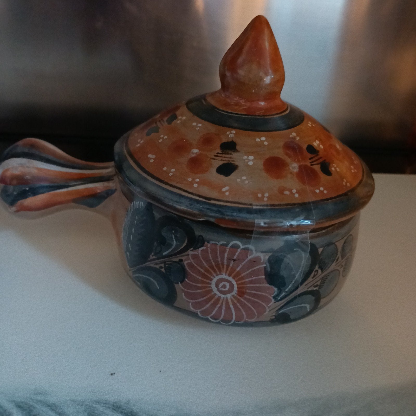 Handgeschilderde Mexicaanse Aardewerk /Tlaquepaque, Ophalen of Verzenden