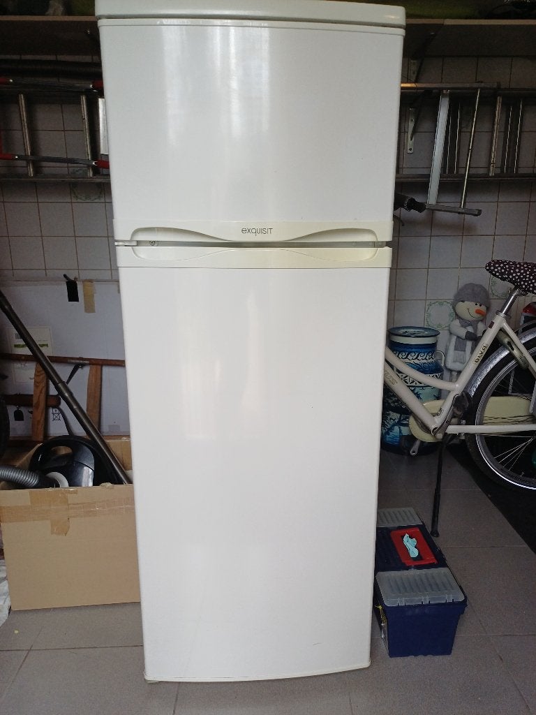 Koelkast met vriesgedeelte, Witgoed en Apparatuur, Koelkasten en IJskasten, Ophalen, Gebruikt, 200 liter of meer, 140 tot 160 cm