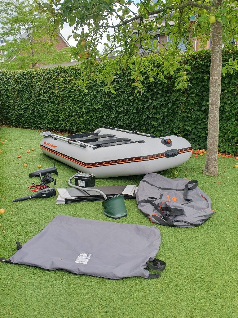Kolibri boot compleet, Ophalen, Gebruikt
