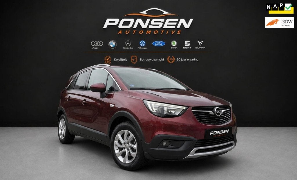 Opel Crossland X 1.2 Turbo Innovation, Auto's, Dealer onderhouden, 840 kg, Gebruikt, Euro 6