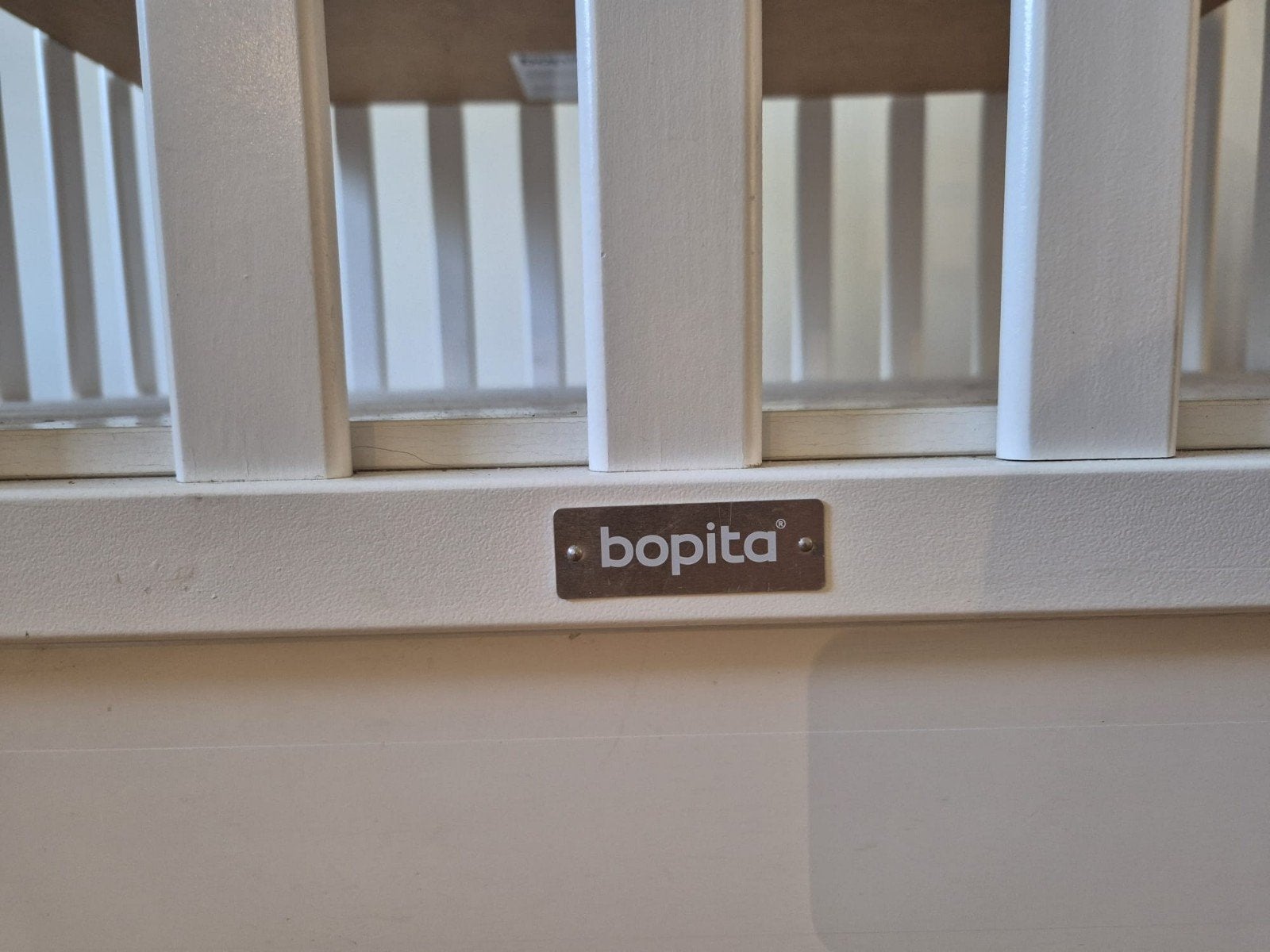 Bopita Box Brent op wieltjes - verstelbare bodem, Ophalen, Gebruikt, Rechthoekig, In hoogte verstelbaar