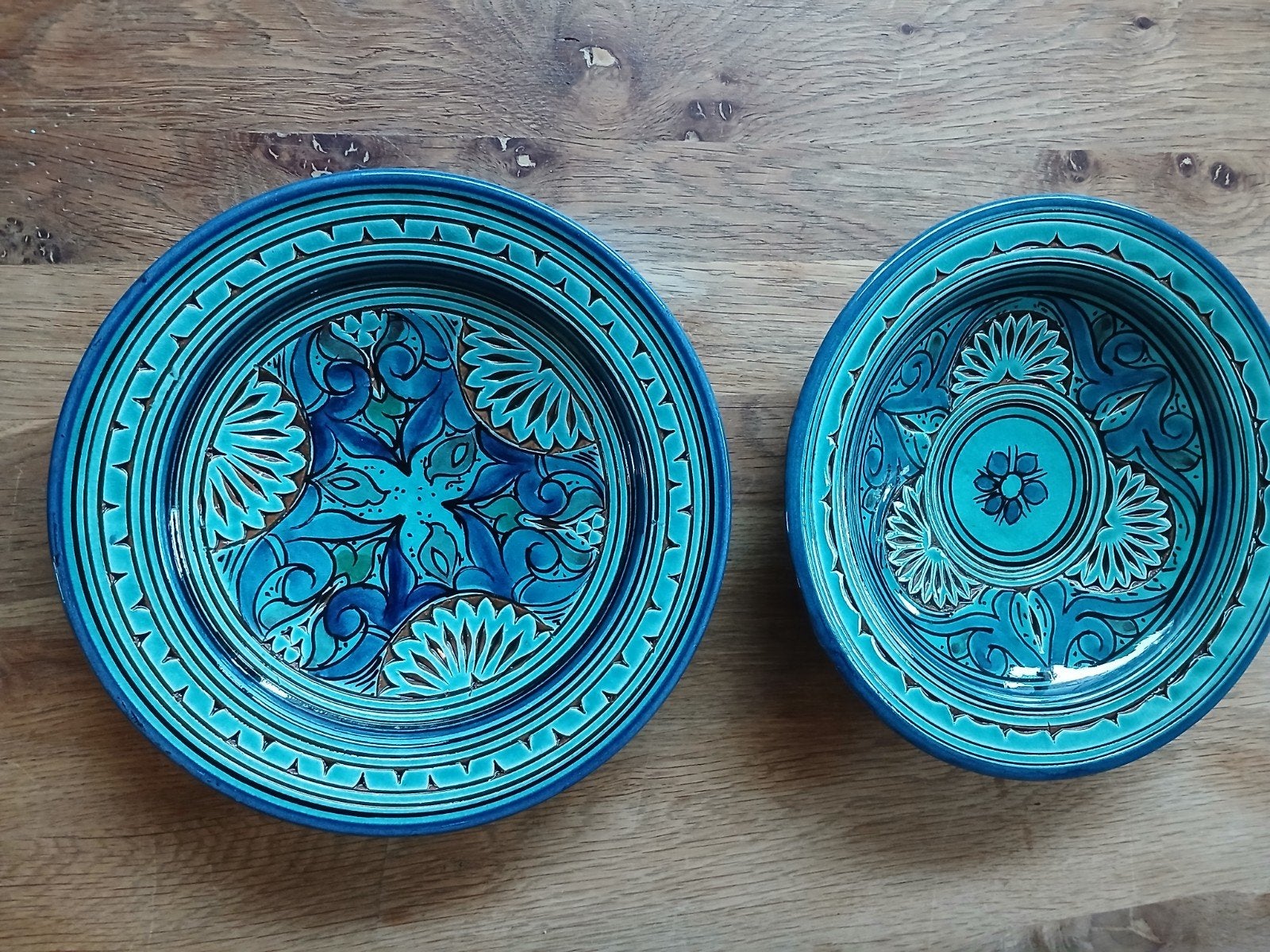 vintage Marokkaans aardewerk handgemaakt safi, Antiek en Kunst, Ophalen