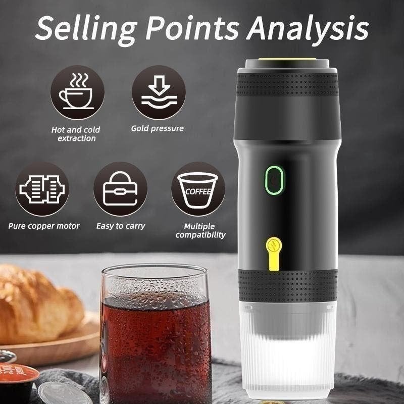 Foto 11 van Draagbare 3-in-1 Koffiemachine op accu!