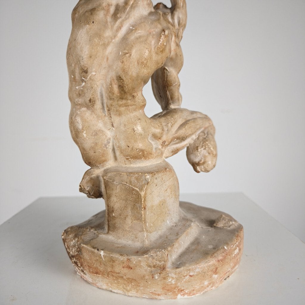 Écorché anatomisch model – gipsen sculptuur, Ophalen of Verzenden