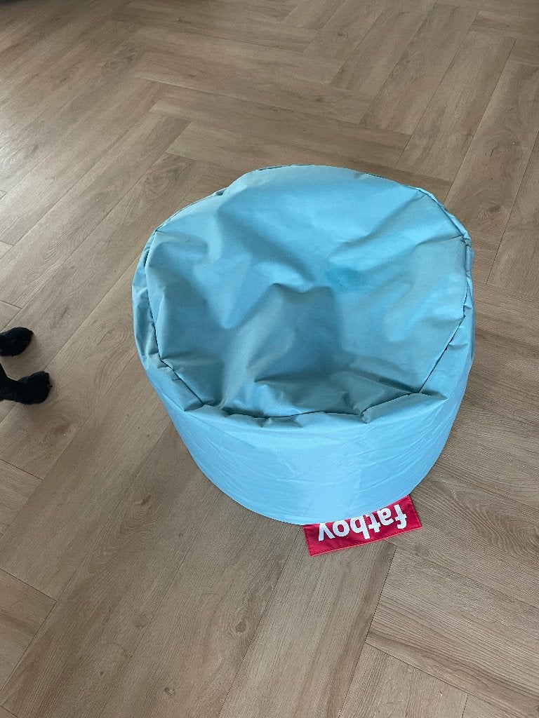 Poef Fatboy, Huis en Inrichting, Banken | Voetenbanken en Poefen, Ophalen, Gebruikt, Rond, Minder dan 50 cm