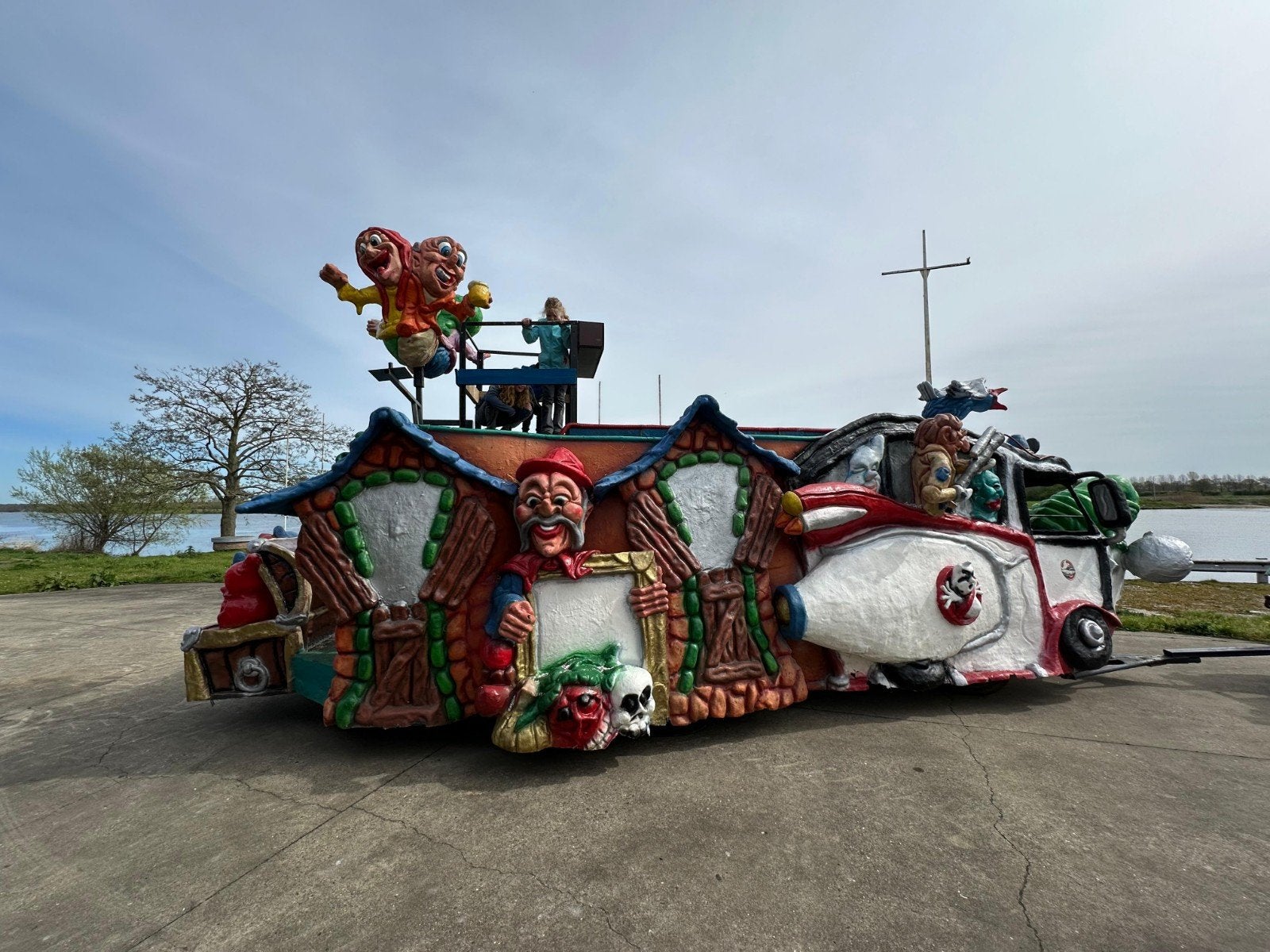 Carnavalswagen / Prinsenwagen - Ghostbusters thema, Ophalen, Gebruikt, Feestartikel, Carnaval