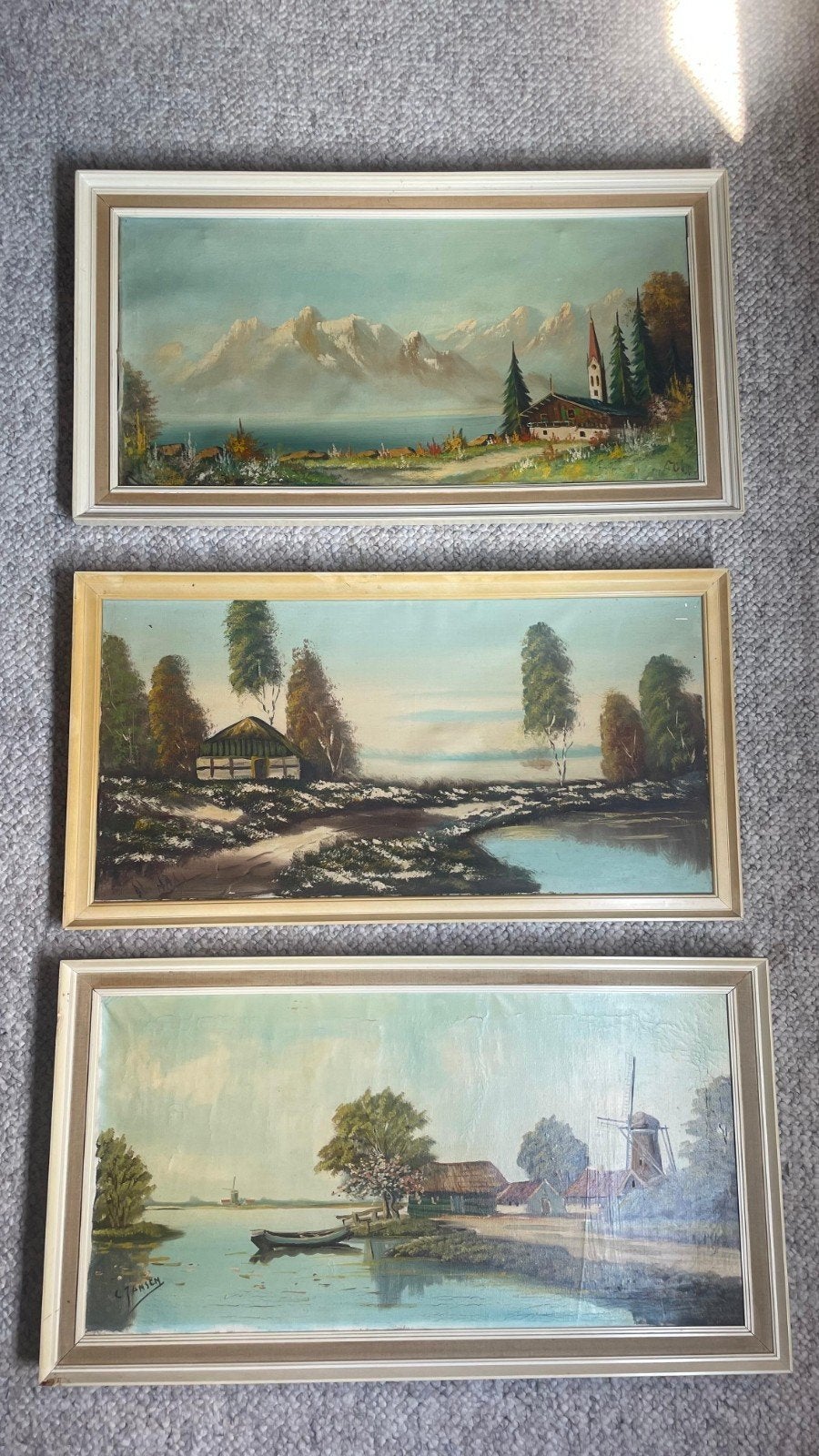Oloeverf schilderijen, Antiek en Kunst, Ophalen
