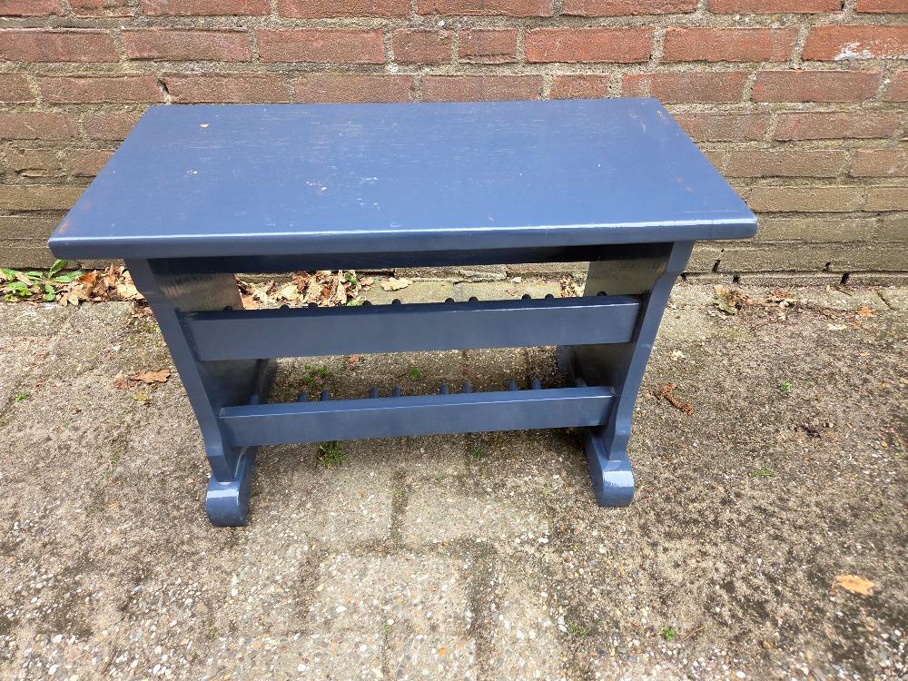 bankje wijnrek eiken, Ophalen of Verzenden, 'T Olde Gre-j, Info@toldegrej.nl, Endepoelstraat 20f Didam