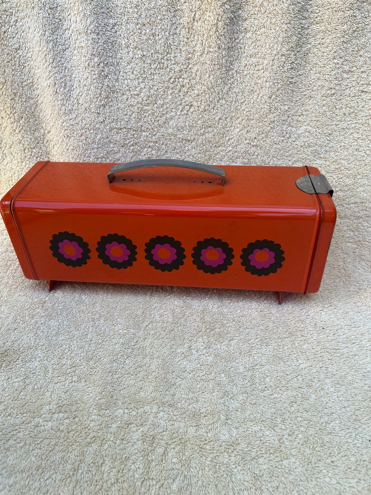 Vintage Peperkoek Trommel Patries Brabantsia Oranje, Ophalen of Verzenden