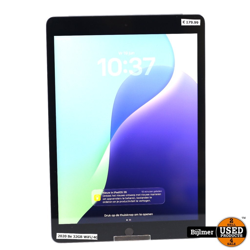 iPad 8e 2020 32GB WiFi/4G Space Gray | Nette Staat, Apple, Gebruikt, Support@apple.com, One Apple Park Way
Cupertino, CA 95014
United States