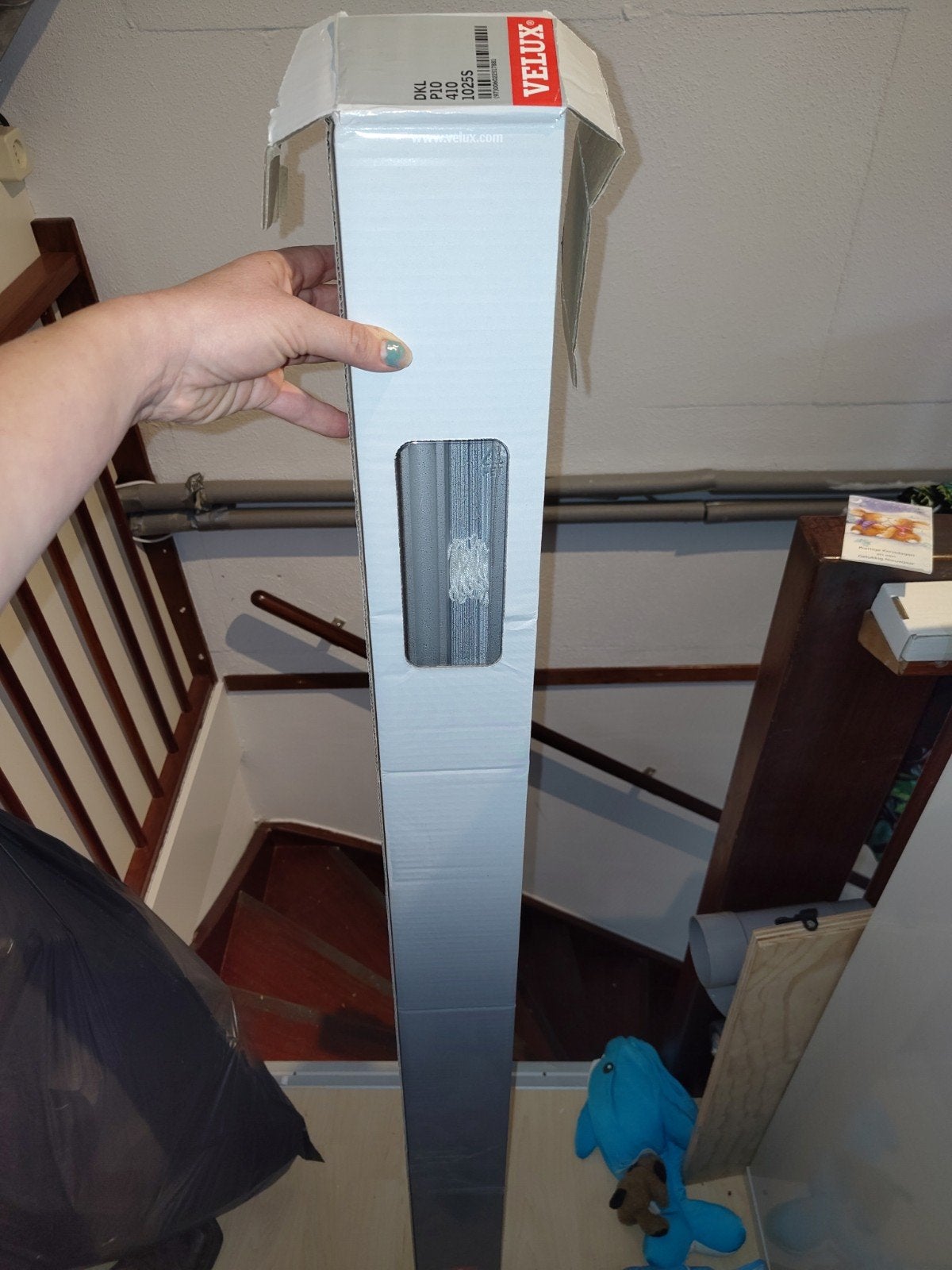 Nette Luxaflex jaloezie voor Velux GGL 410 / GGL P10, Ophalen, Jaloezie, Grijs, Luxaflex