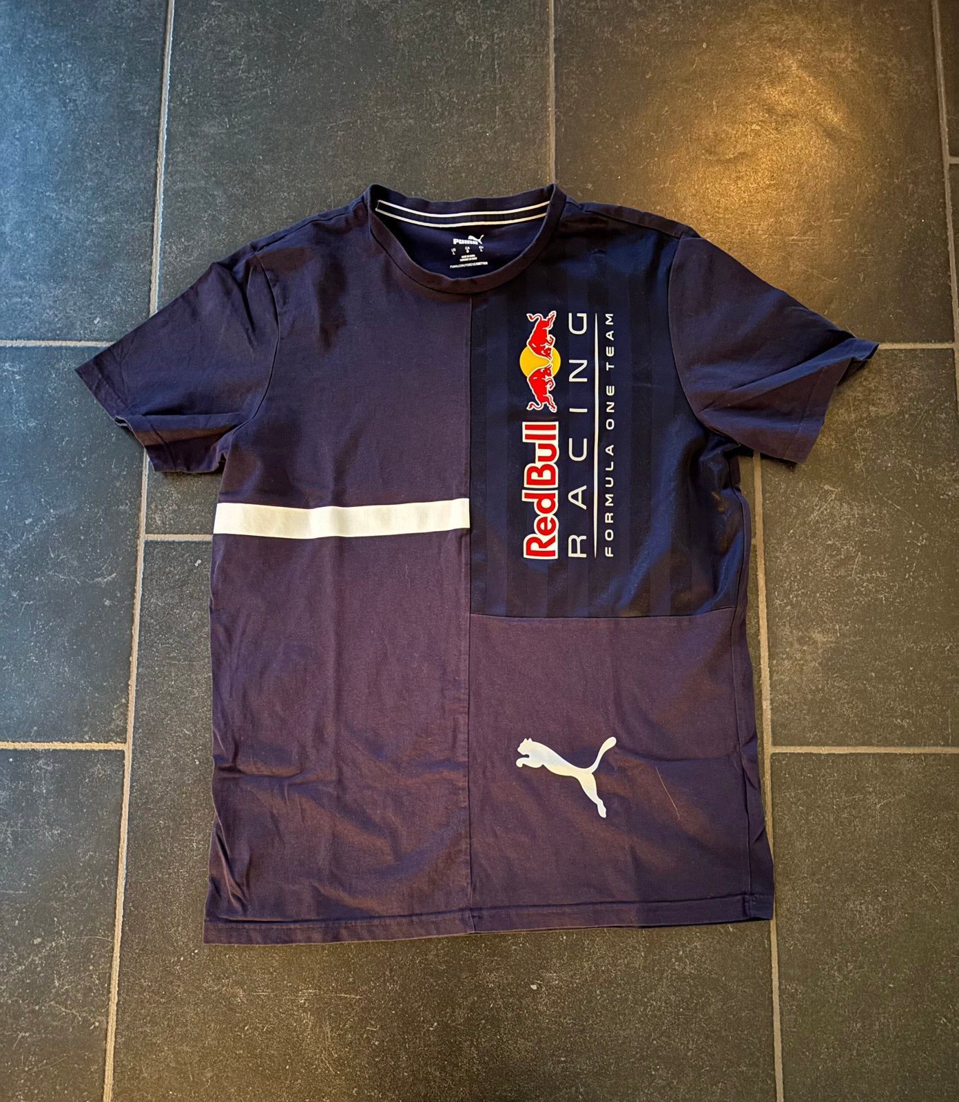 Max Verstappen T Shirt mt L Origineel /Red Bull Racing shirt, Ophalen of Verzenden, Zo goed als nieuw, Blauw