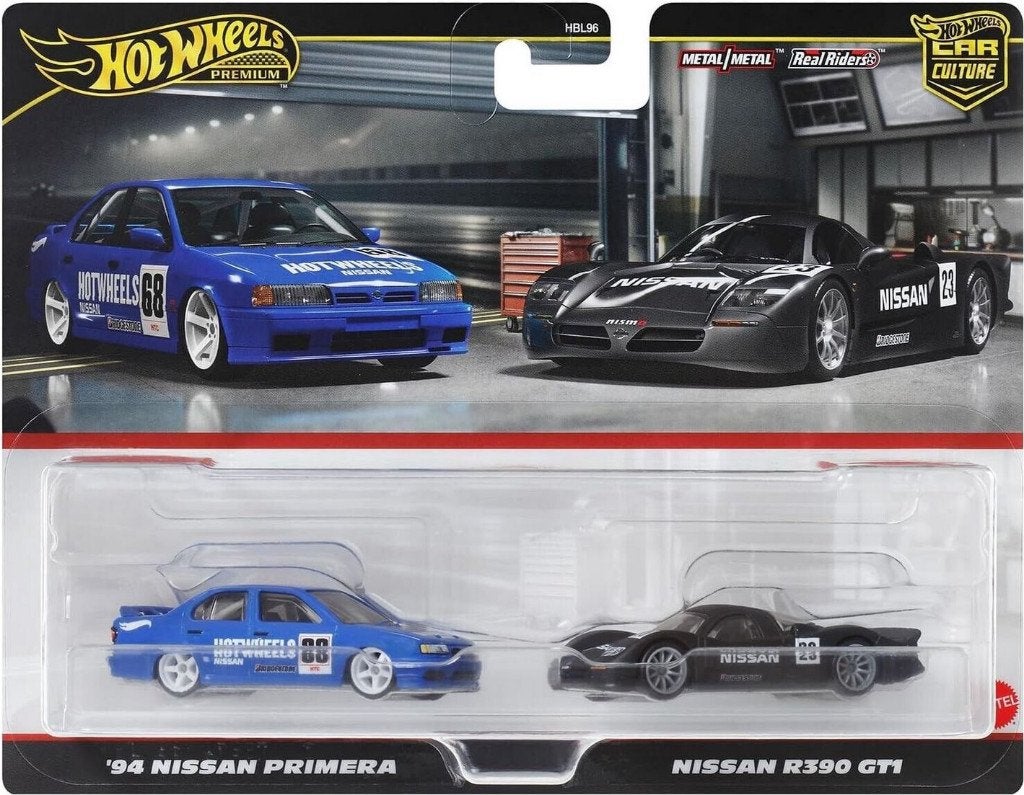 2024 Hot Wheels 2-Pack '94 Nissan Primera & Nissan R390 GT1, Ophalen of Verzenden, Nieuw
