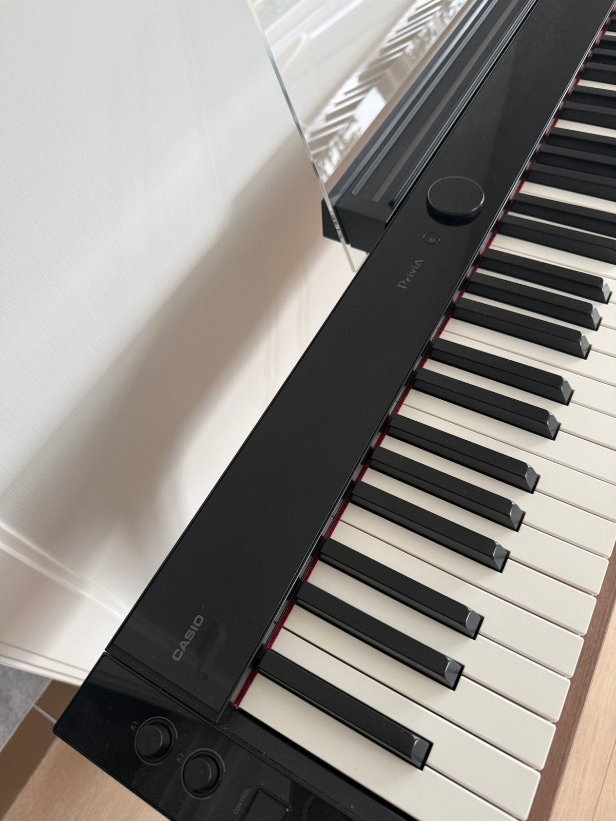 Casio Privia digitale piano/keyboard zo goed als nieuw, Ophalen, Zwart, Zo goed als nieuw, Digitaal