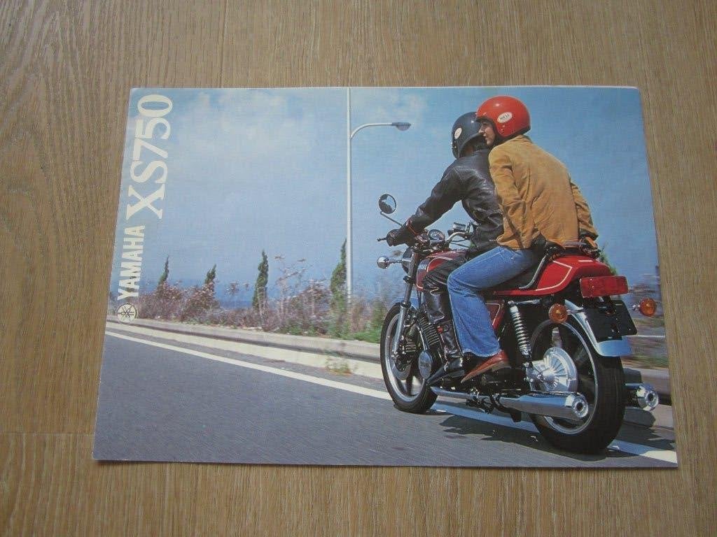 Yamaha XS 750 brochure folder 1979, Motoren, Ophalen of Verzenden, Yamaha