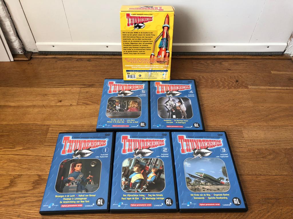 Dvd box Thunderbirds jaren ‘60 tv-serie, Alle leeftijden, Ophalen of Verzenden, Zo goed als nieuw