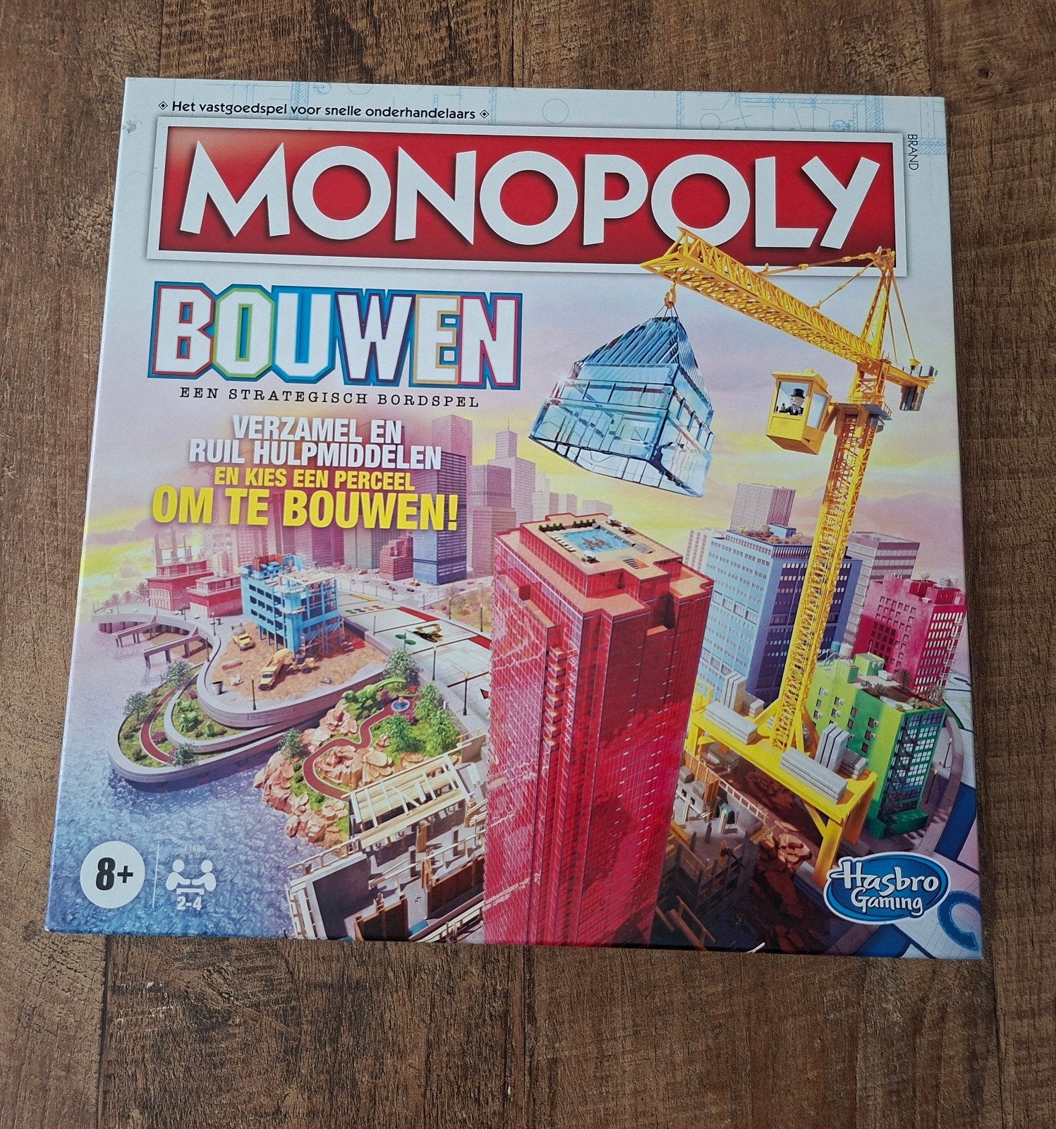 Monopoly Bouwen - Nieuw, Hobby en Vrije tijd, Een of twee spelers, Ophalen of Verzenden, Nieuw, Hasbro Gaming