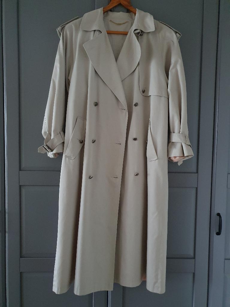 Vintage Dames trenchcoat, Ophalen of Verzenden, Zo goed als nieuw, Maat 38/40 (M), Overige kleuren