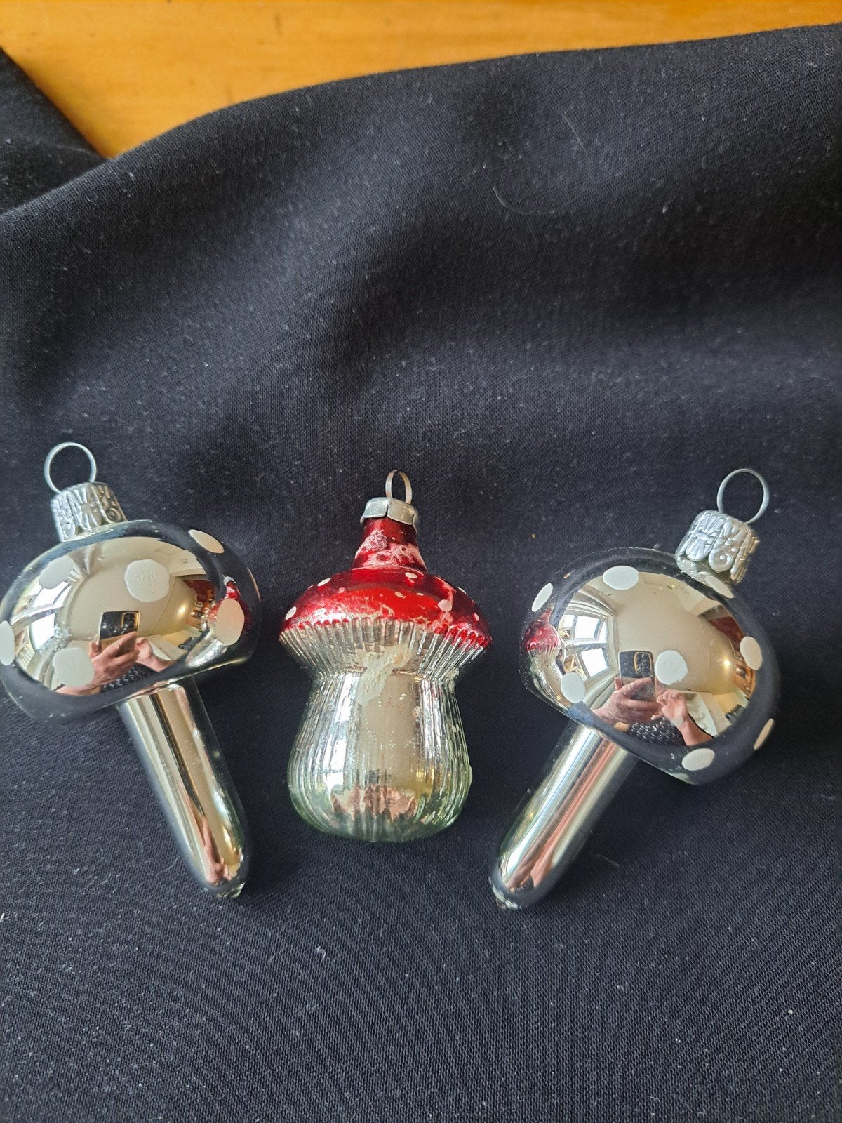Paddestoel kerstballen, Ophalen of Verzenden