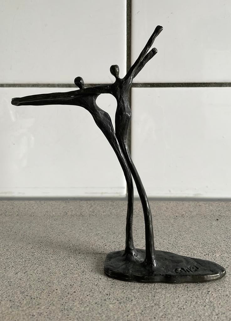 Corry Ammerlaan beeld object beeldje verbronsd, Antiek en Kunst, Kunst | Designobjecten, Ophalen of Verzenden