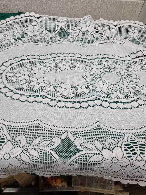 tafelkleed ovaal vintage kant groot, Ophalen of Verzenden, 'T Olde Gre-j, Info@toldegrej.nl, Endepoelstraat 20f Didam
