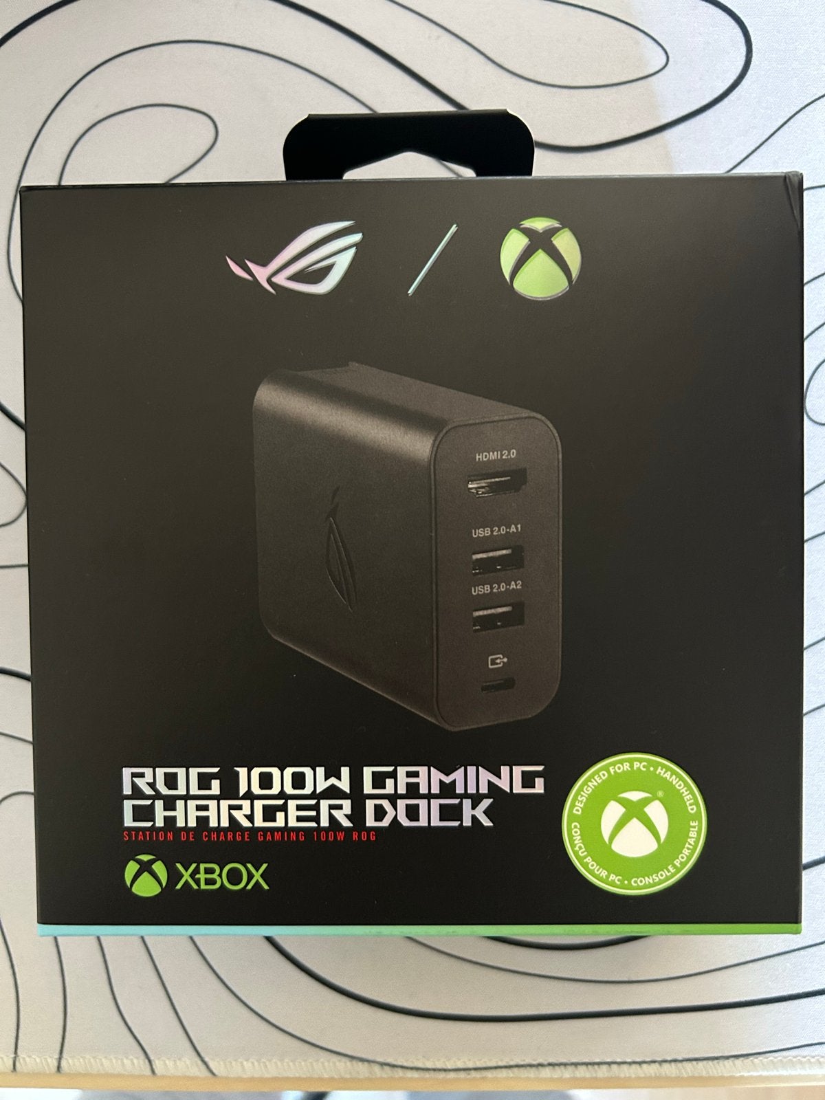 ROG 100W Gaming Charger Dock, Ophalen of Verzenden, Zo goed als nieuw, Docking station