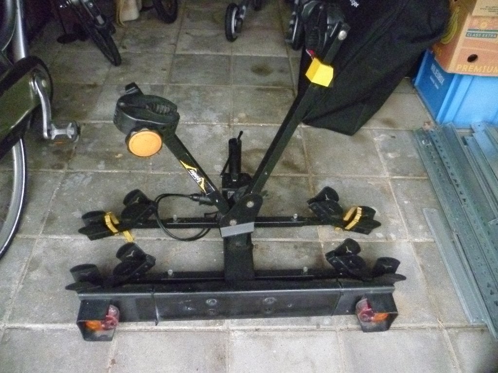 Spinder fietsendrager, Ophalen, 2 fietsen, Gebruikt, Trekhaakdrager