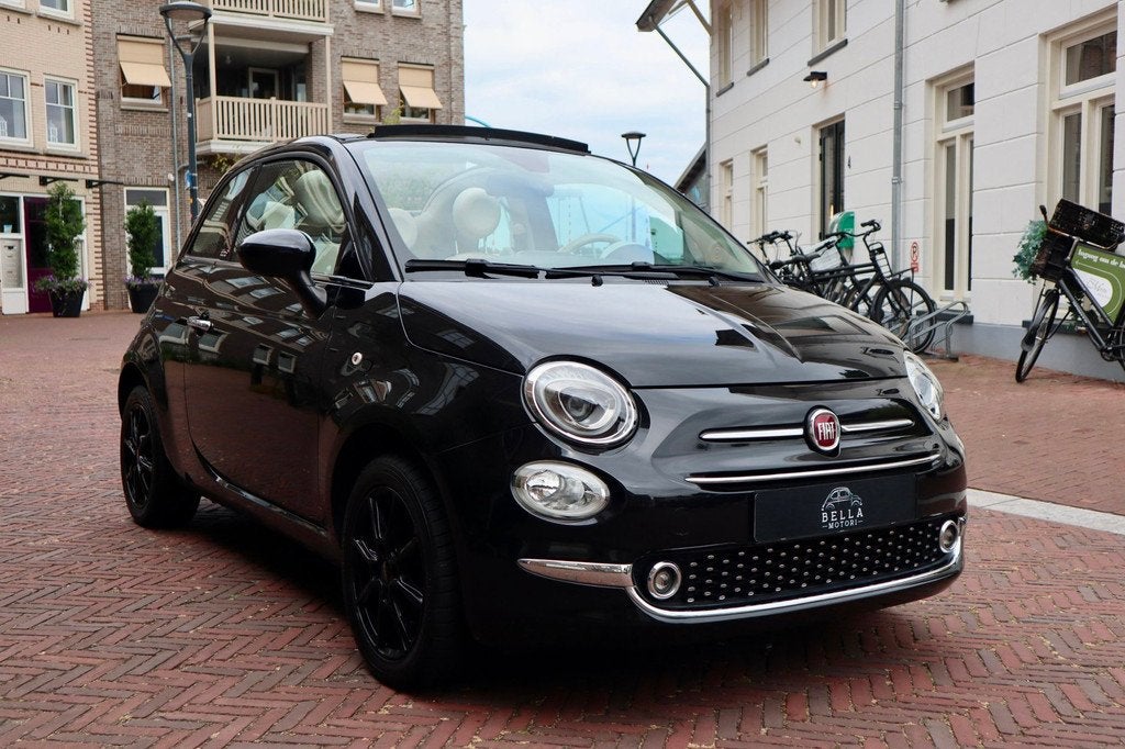 Fiat 500 C 1.2 Lounge | Cruise control | Chrome-pakket | Sto, Voorwielaandrijving, Gebruikt, 4 cilinders, Cabriolet